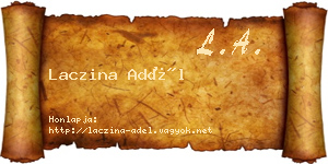 Laczina Adél névjegykártya